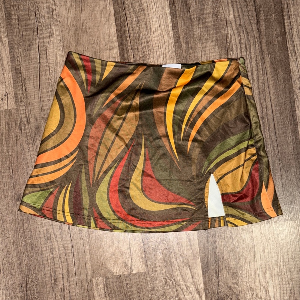 Princess Polly Multicolor Abstract Skirt